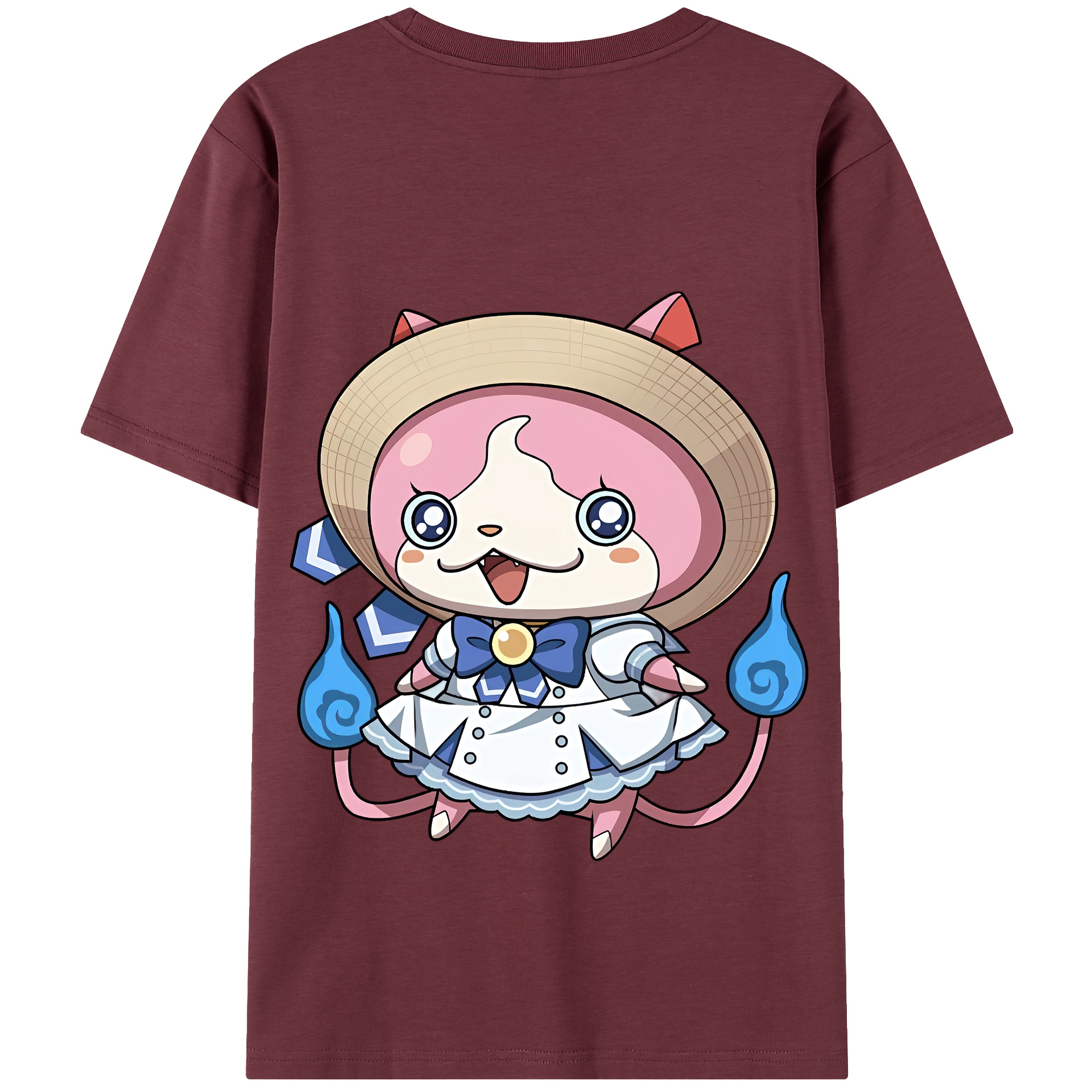 （画像用） 妖怪ウォッチ Yo-kai Watch 綿100％半袖Tシャツ（背面プリント）